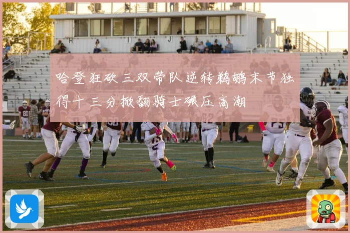 哈登狂砍三双带队逆转鹈鹕末节独得十三分掀翻骑士碾压高潮